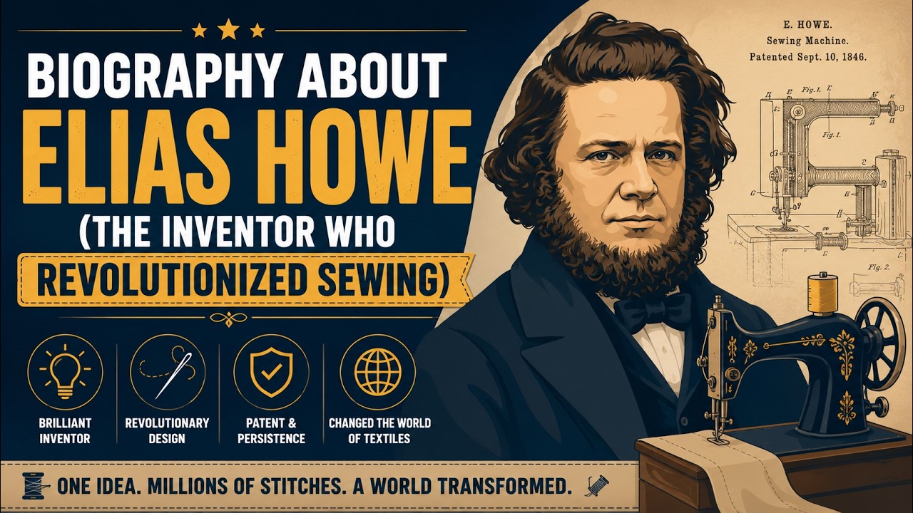 Biography About Elias Howe | The Inventor Who Revolutionized Sewing