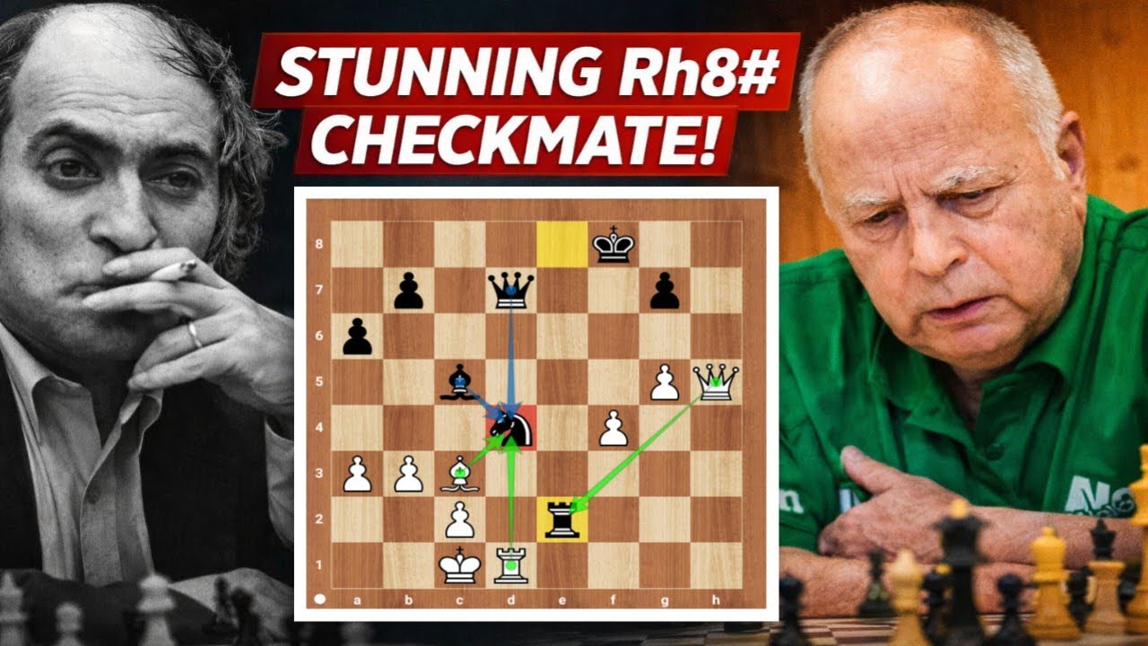 The H-Pawn Storm — Tal Opens the H-File Before the Stunning Rh8# Finish