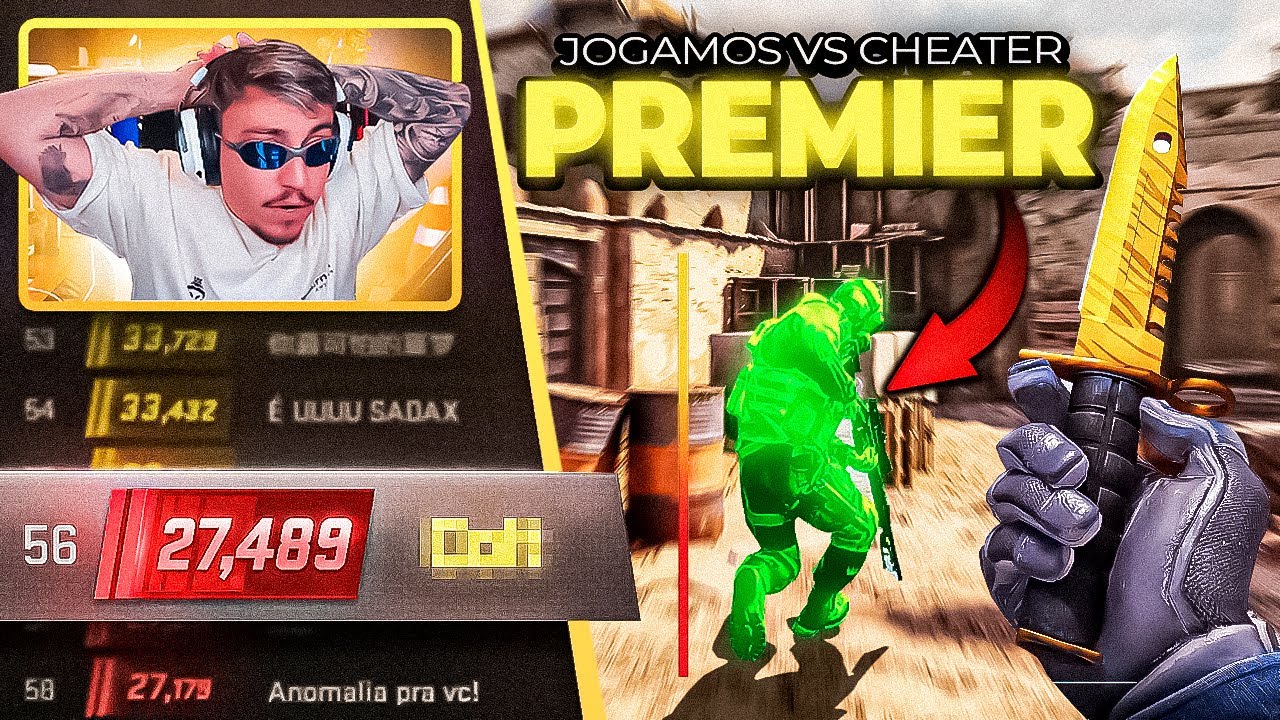 Batemos de FRENTE com CHEATERS na SELVA do PREMIER no CS2...(analisamos o suspeito no final)🔥