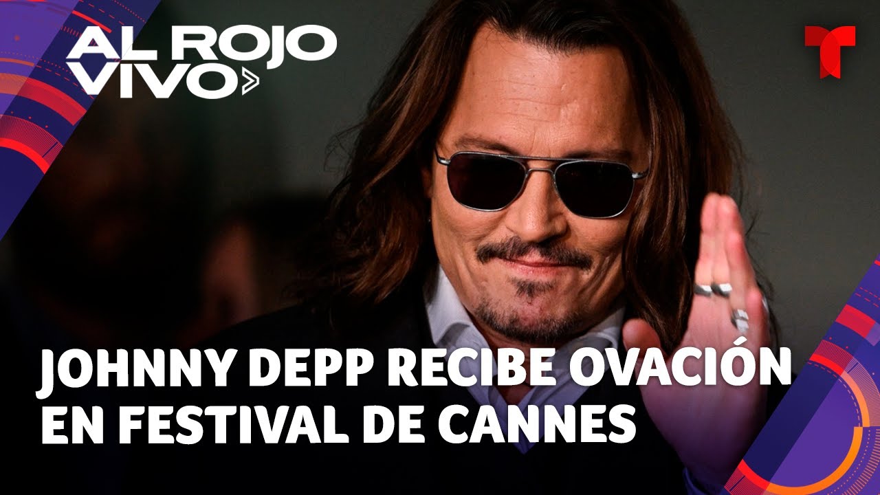 Johnny Depp recibe emotiva ovación de pie en Festival de Cannes