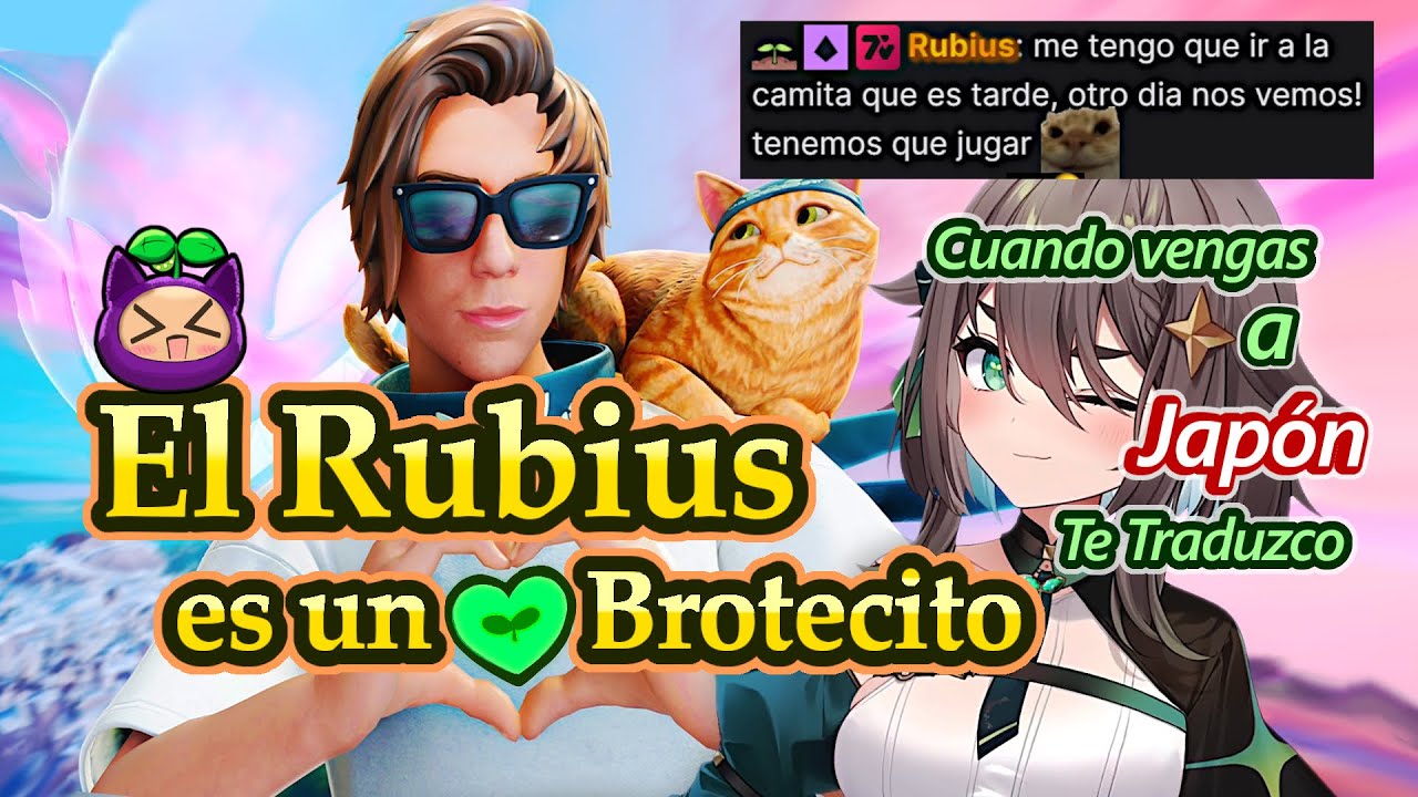 El Rubius habla con Meica por primera vez y se vuelve un Brotecito 🌱