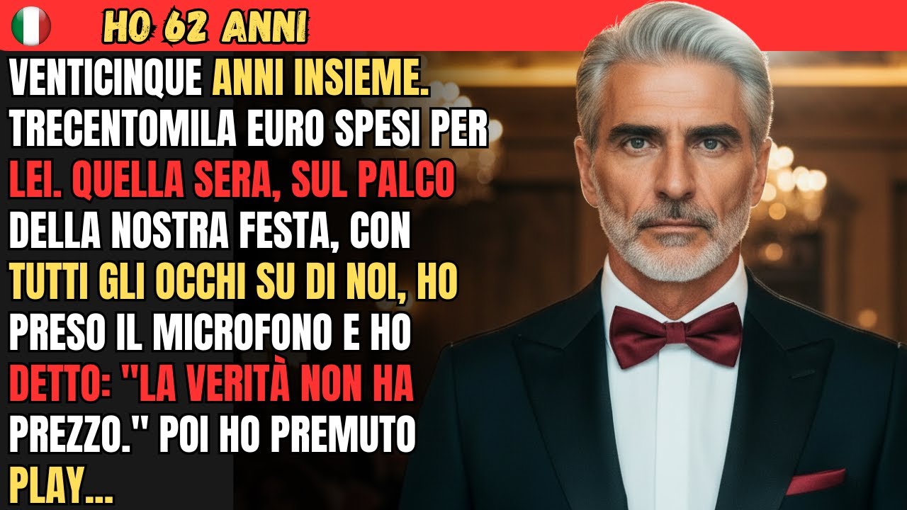 VENTICINQUE ANNI INSIEME. TRECENTOMILA EURO SPESI PER LEI. QUELLA SERA, SUL PALCO DELLA NOSTRA...