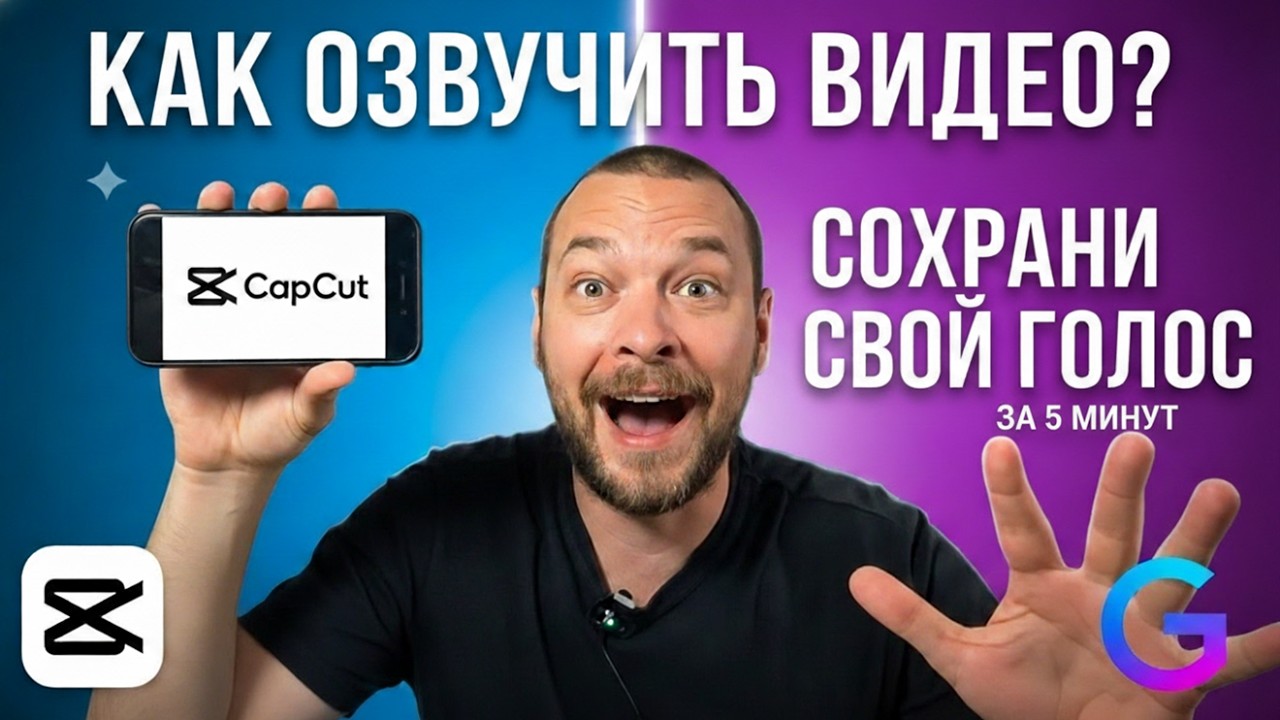 Твой голос на английском за 10 минут: CapCut + MiniMax (Бесплатно)