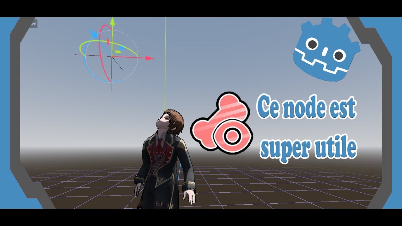 TUTO GODOT 5 : Utiliser le LookAtModifier3D