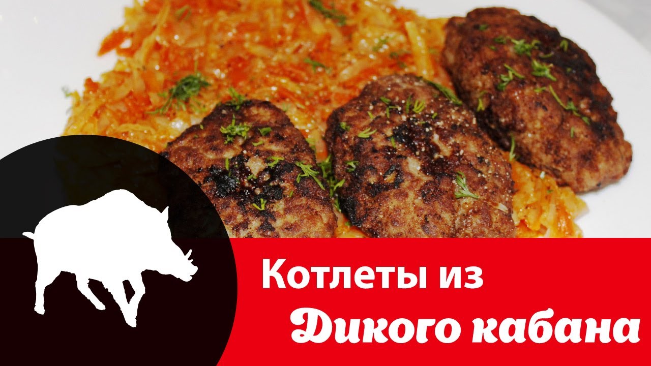 Видео рецепт котлет из дикого кабана: как быстро и просто сделать вкусное блюдо из мяса кабана