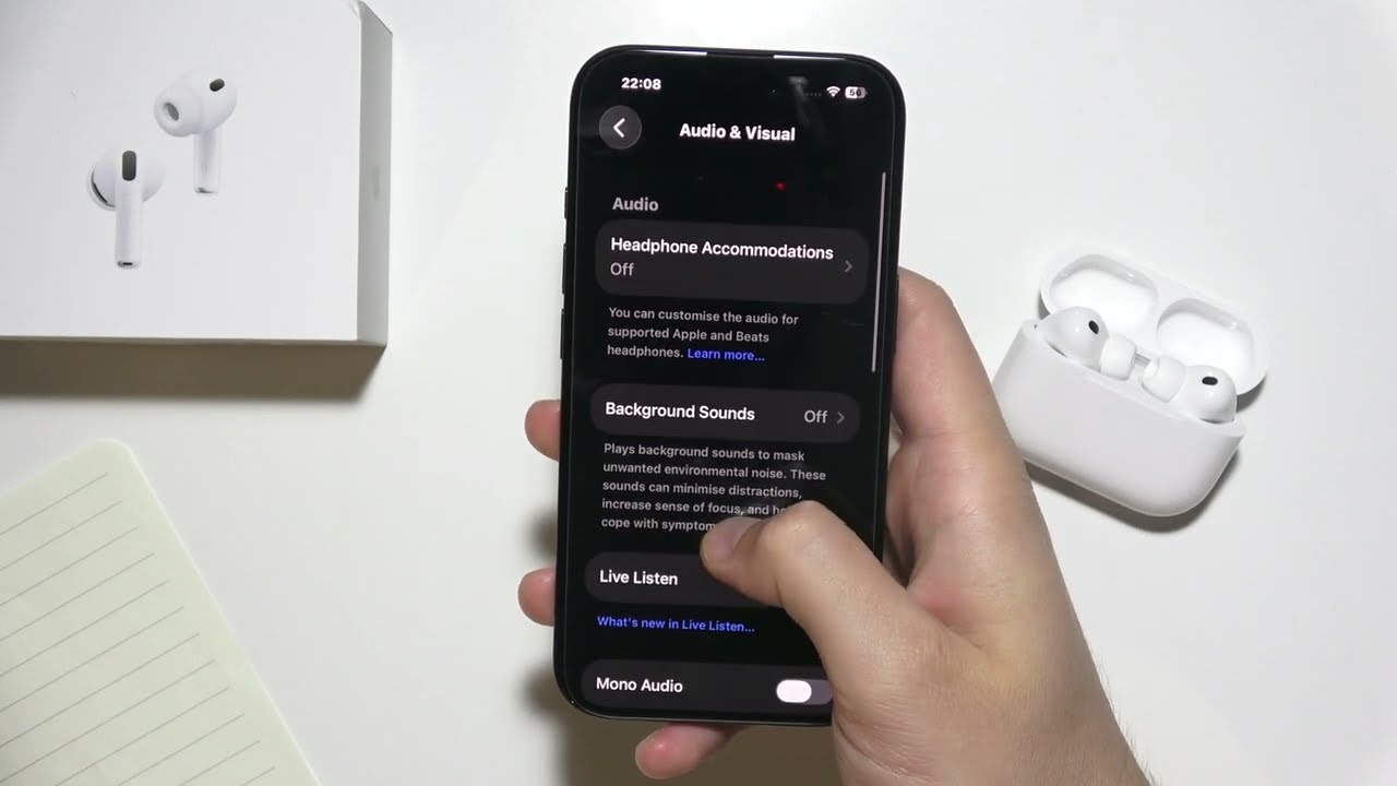 AirPods Pro 3: как включить изоляцию голоса