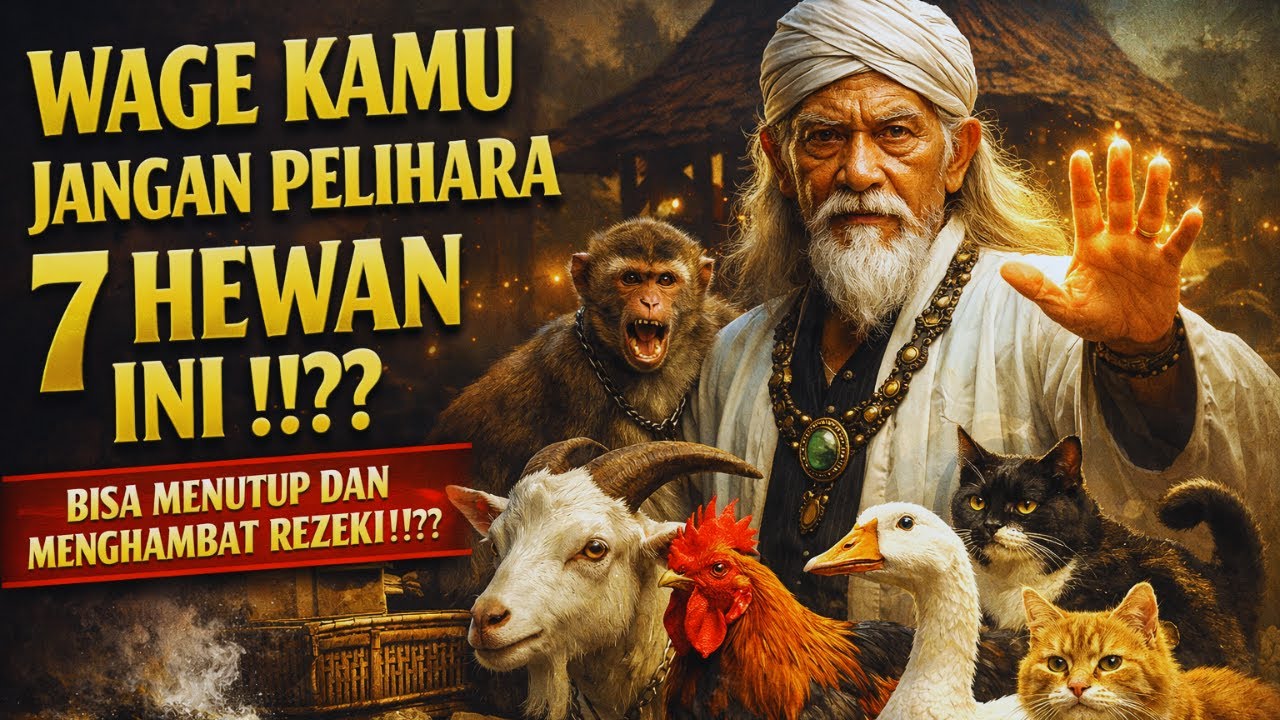 WETON WAGE!!! HINDARI 7 HEWAN INI DIRUMAH KARENA BISA...