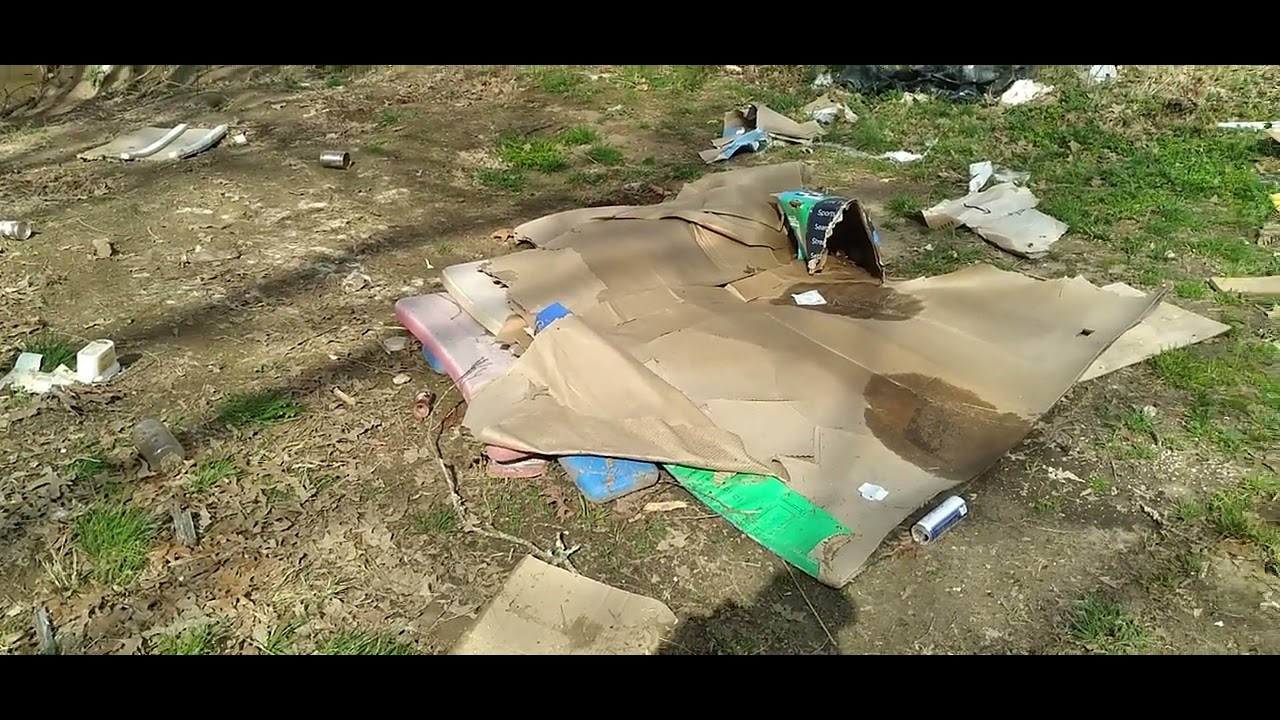 Illegal Dump Site Near Bruceton Tennessee 