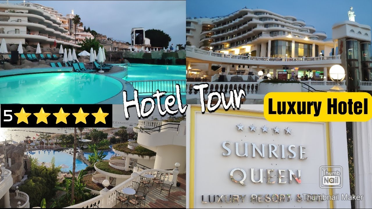 Sunrise Queen Luxury Resort & Spa - 5 ⭐⭐⭐⭐⭐ Hotel Tour Review - Turkey Antalya Side Manavgat 2023