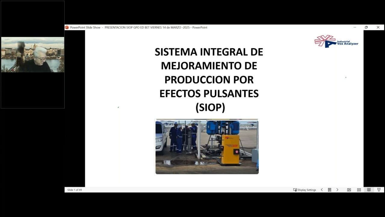 SISTEMA INTEGRAL DE OPTIMIZACION DE PRODUCCION POR EFECTOS PULSANTES SIOP