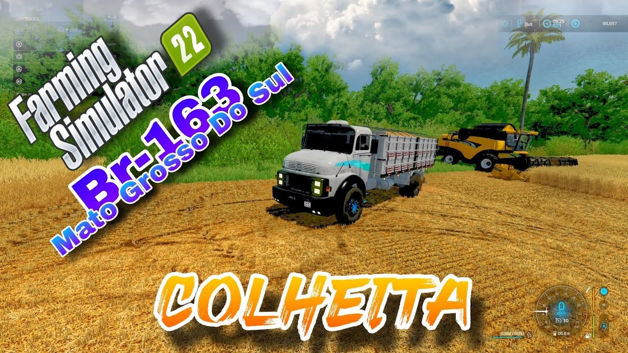 #18° Episodio Br-163 Pulverização Mais Plantio Ps4 Farming Simultor 22