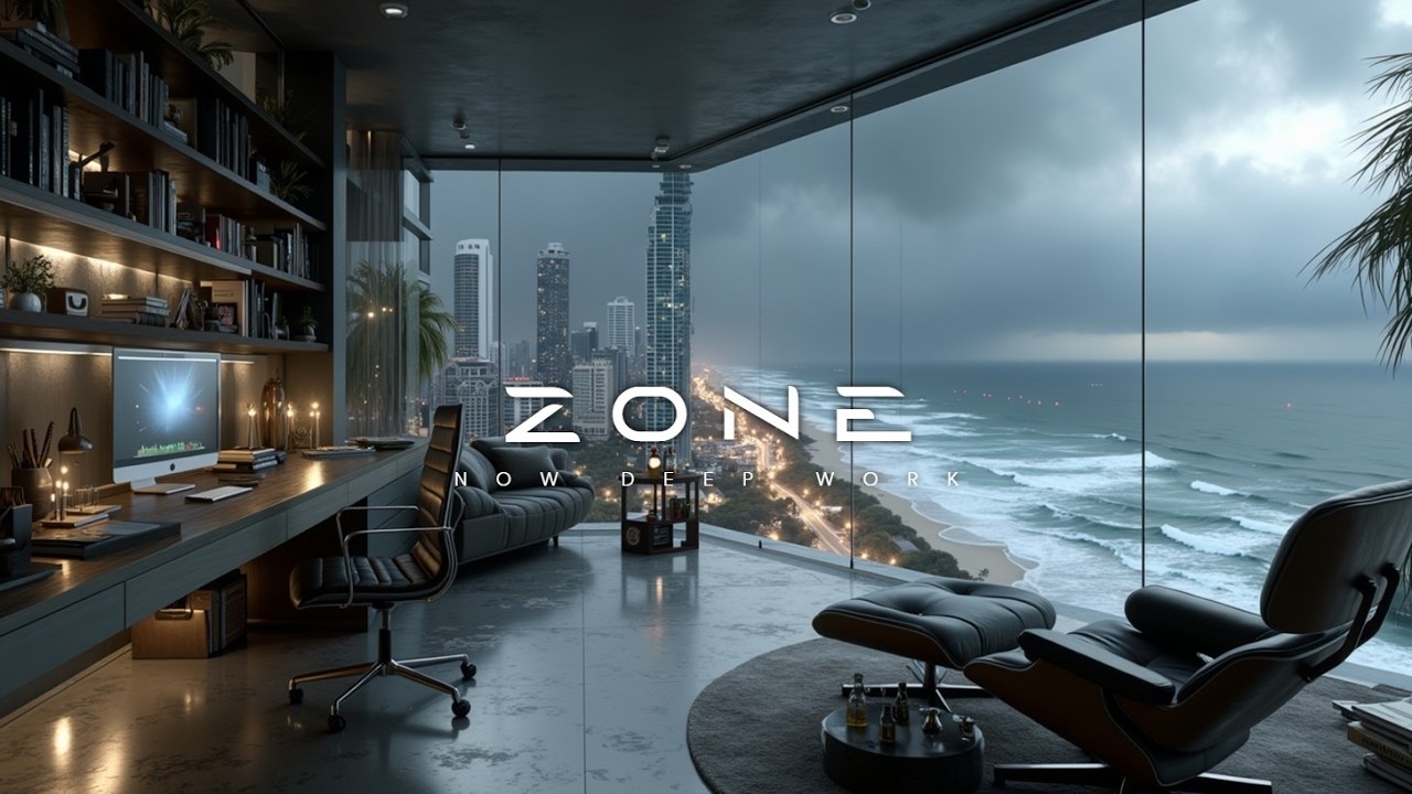 Deep Work Music ~ Dark Luxury Focus ~ Midnight Coding & Executive Flow State