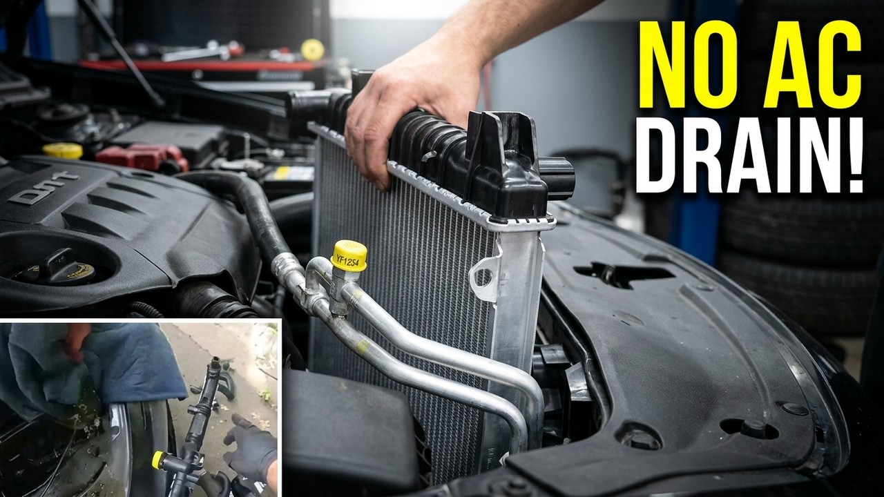 Хитрое снятие радиатора Dart 2015 без потери фреона #mobilemechanic
