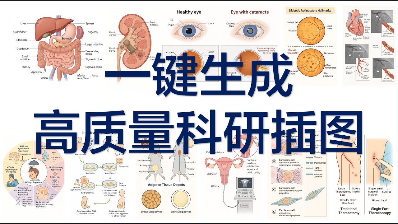 AI一键生成BioRender风科研插图！