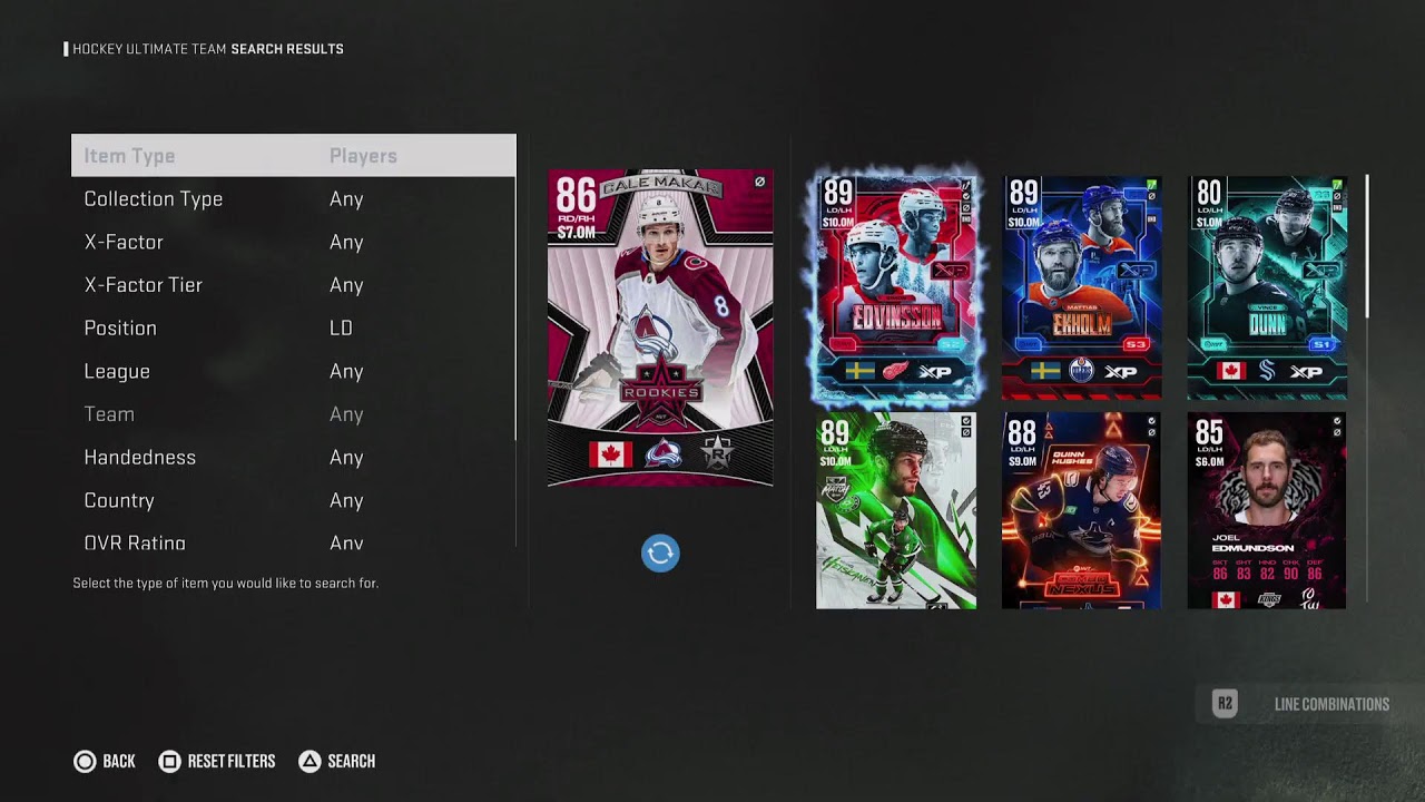 Nhl 26 Babe Oilers, Saison 3,Grind,pack opening etc