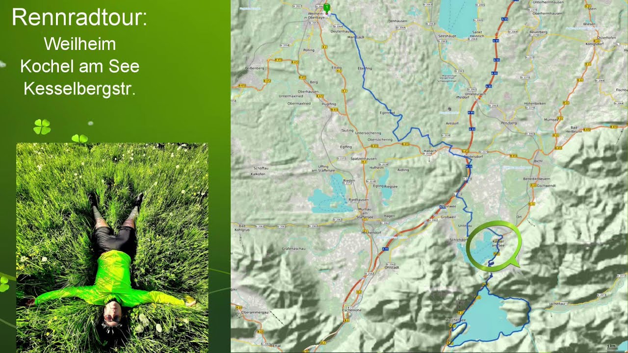Rennrad-Tour: Von Weilheim zum Kochel- & Walchensee und zurück