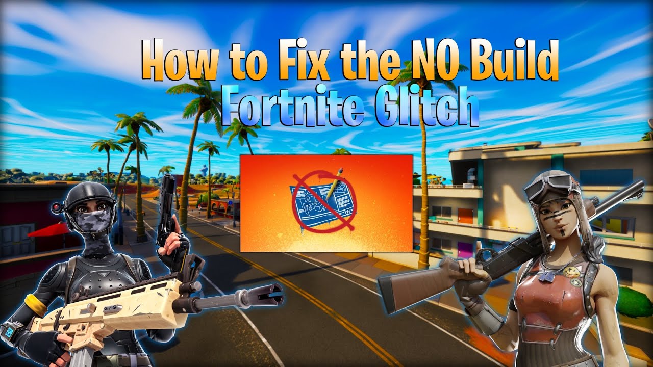 FIX!! - How To Fix the Can't Build on Fortnite Glitch for Playstation/Xbox/PC