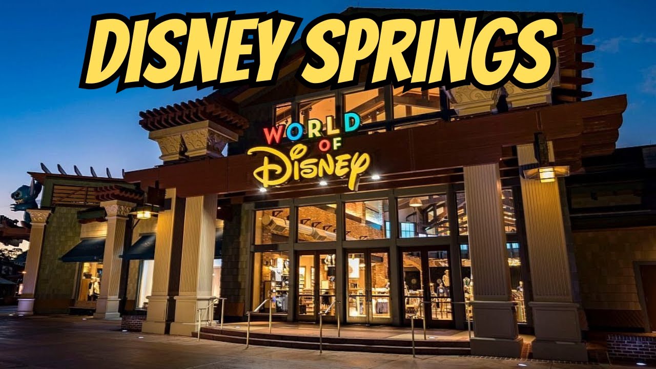 Disney Springs Christmas Tree Stroll LIVE | All the Stores, Food & Festive Decorations!