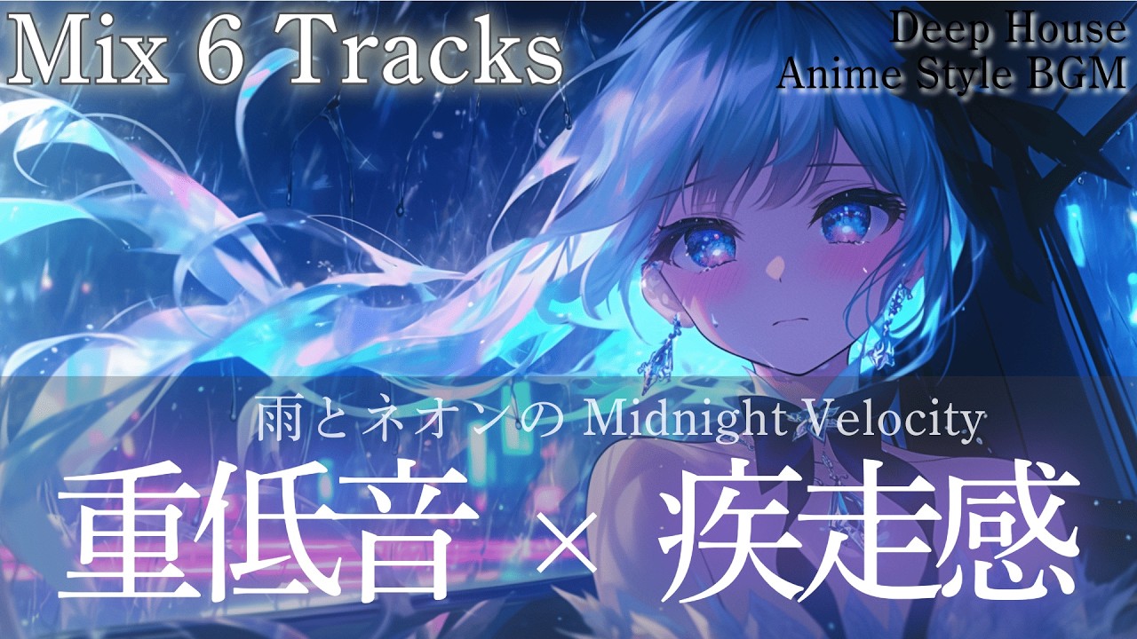Midnight Velocity - 雨とネオンの首都高ドライブ。哀愁と疾走の Deep House Mix