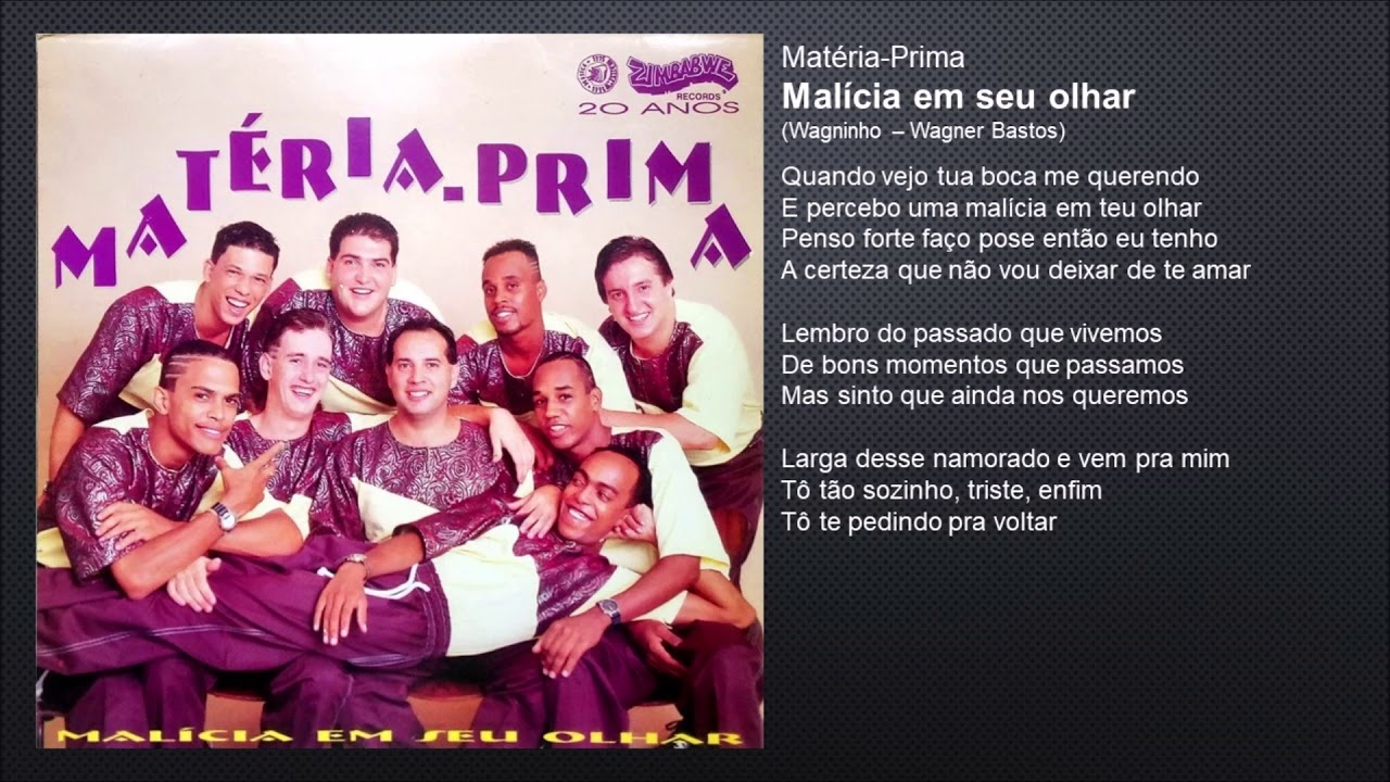 Mat&eacute;ria-Prima - Mal&iacute;cia em seu olhar (1995)