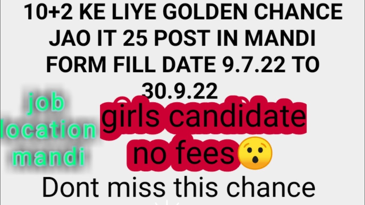 jao it new vacancy in hp 25 post//sardar patel university mandi//hppsc hpssb//jao 965