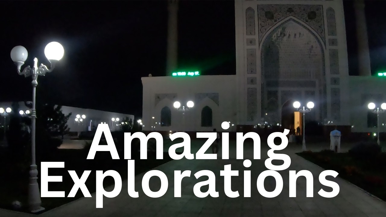 Crazy Tashkent Night walk to explore jewels /Russian Lesson 48