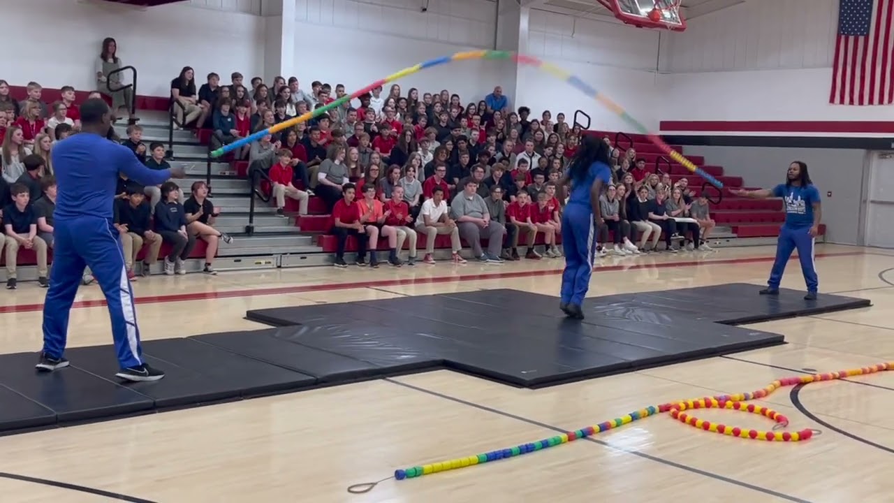 Chicago Boyz Acrobatic Team Visits Johnstown Middle School