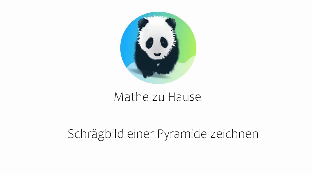 Schrägbild einer Pyramide zeichnen