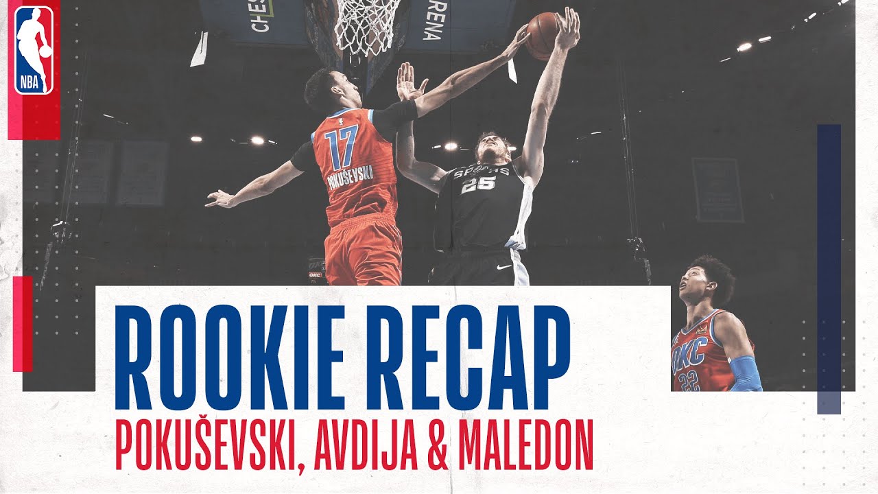 👀 ROOKIE RECAP | Deni Avdija, Aleksej Poku&scaron;evski & Theo Maledon - Highlights Jan 11-13