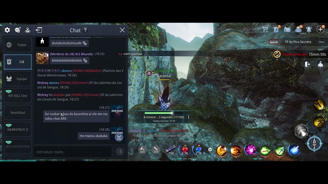 MIR4 SA93 - EXCALIBUR VS SA FORWIN  (COMENTE: QUANTOS ABATES?)