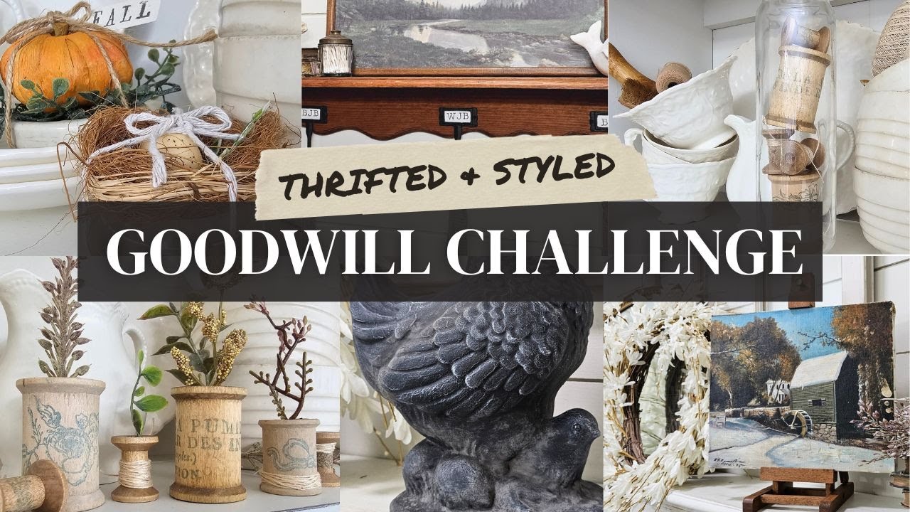 Goodwill Bins • Home Decor DIY • Thrifting • Decorating Ideas • Decorating with Thrift Store Finds
