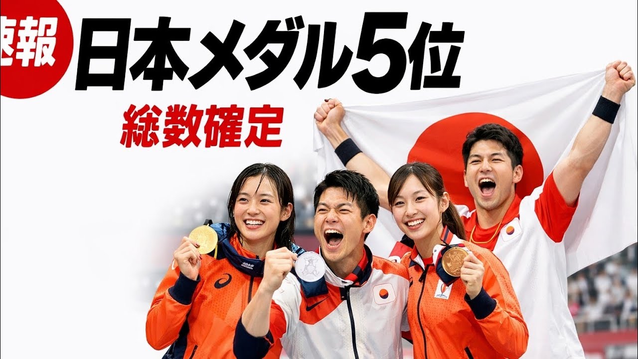 🔥日本が世界を震撼させた瞬間🏅メダル総数5位の真実と感動の舞台裏🇯🇵✨