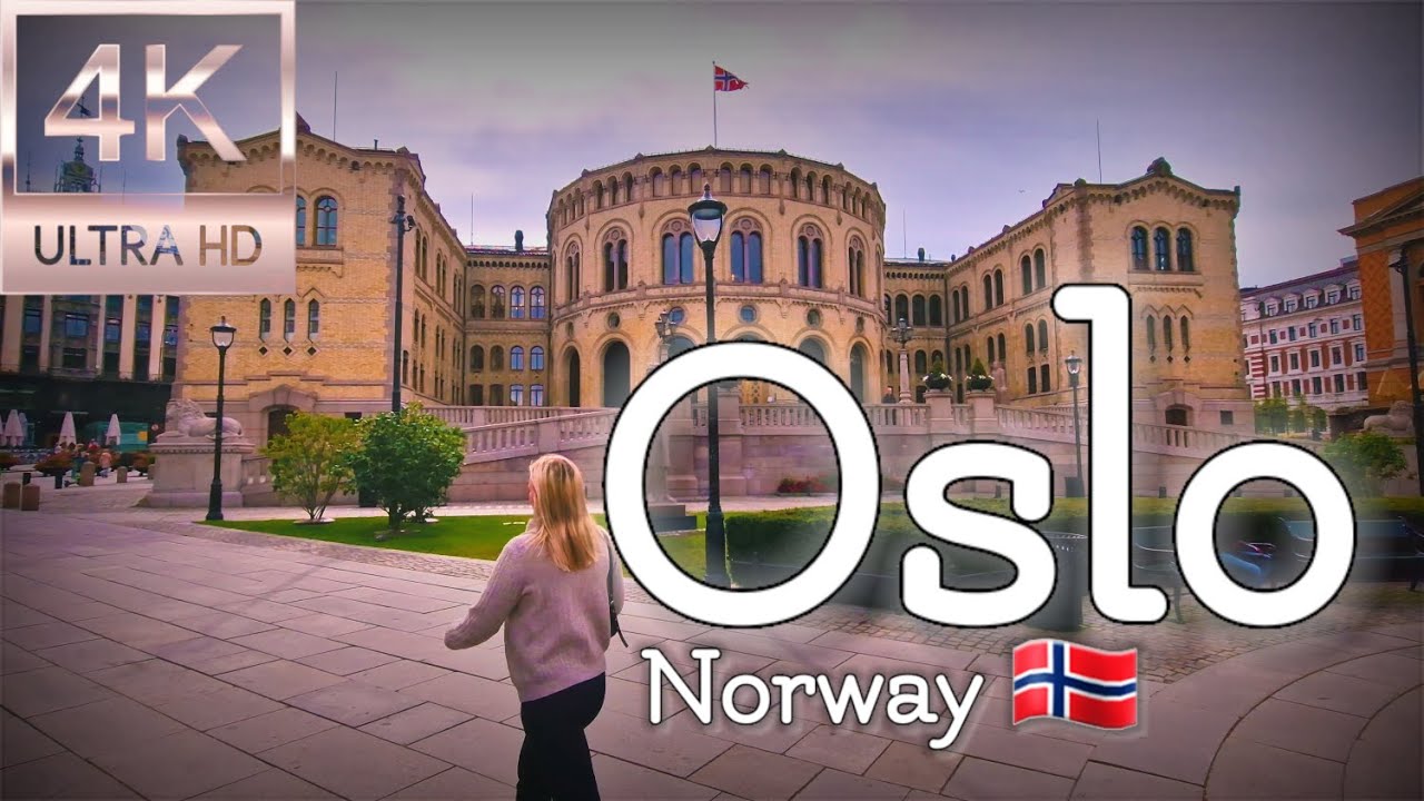 👣Walk with Me in 4K  |  Karl Johans Gate in Oslo  |  Summer 2023👣