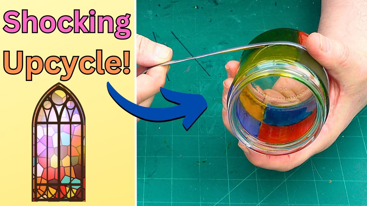 How To Turn Old Glass Jars Into Stained Glass Masterpieces!