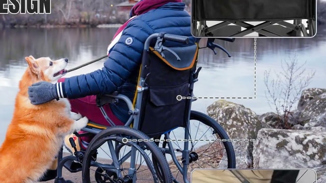 Compact & Lightweight Travel Wheelchair for Adults 🧳 20 lbs & Easy to Use | Perfect for Seniors