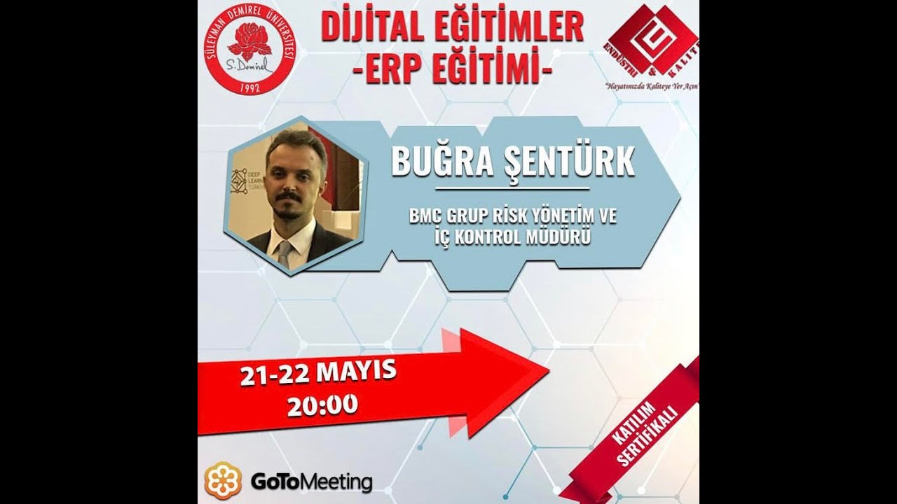 DİJİTAL EĞİTİMLER SERİSİ | ERP Eğitimi 1. G&uuml;n (Buğra ŞENT&Uuml;RK)