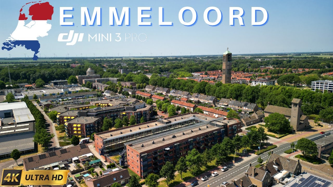 Emmeloord 🇳🇱 Drone Video | Noordoostpolder | 4K UHD | Soft House - Relaxing Music