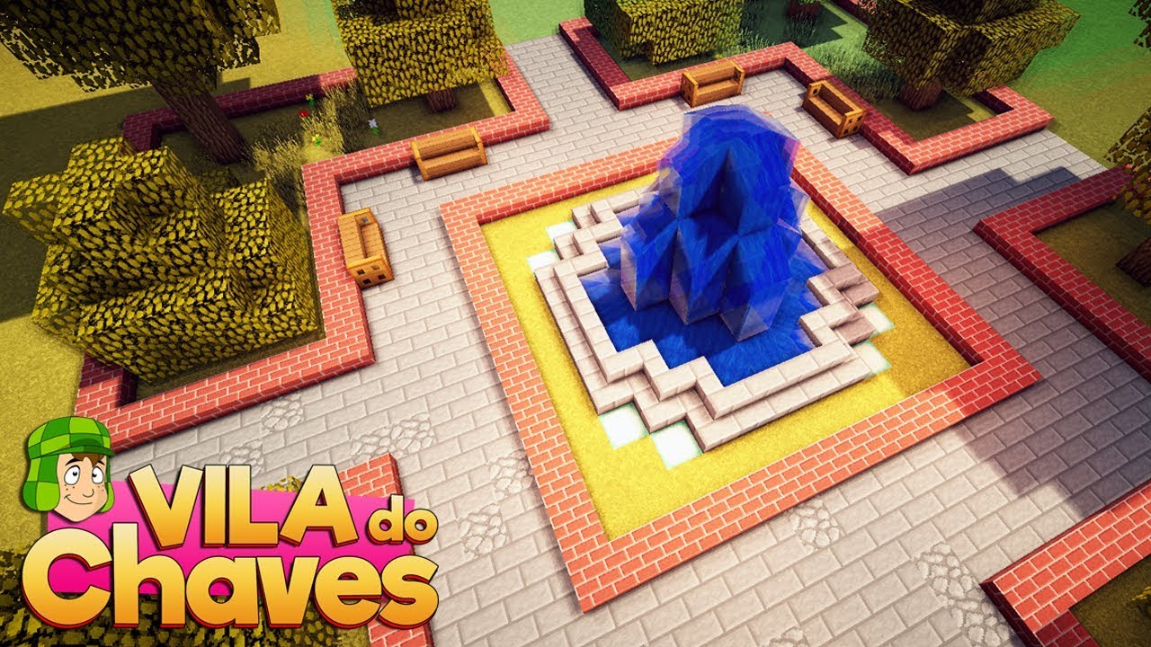 Vila do Chaves: Construindo a Praça da Vizinhança! (19) | Minecraft