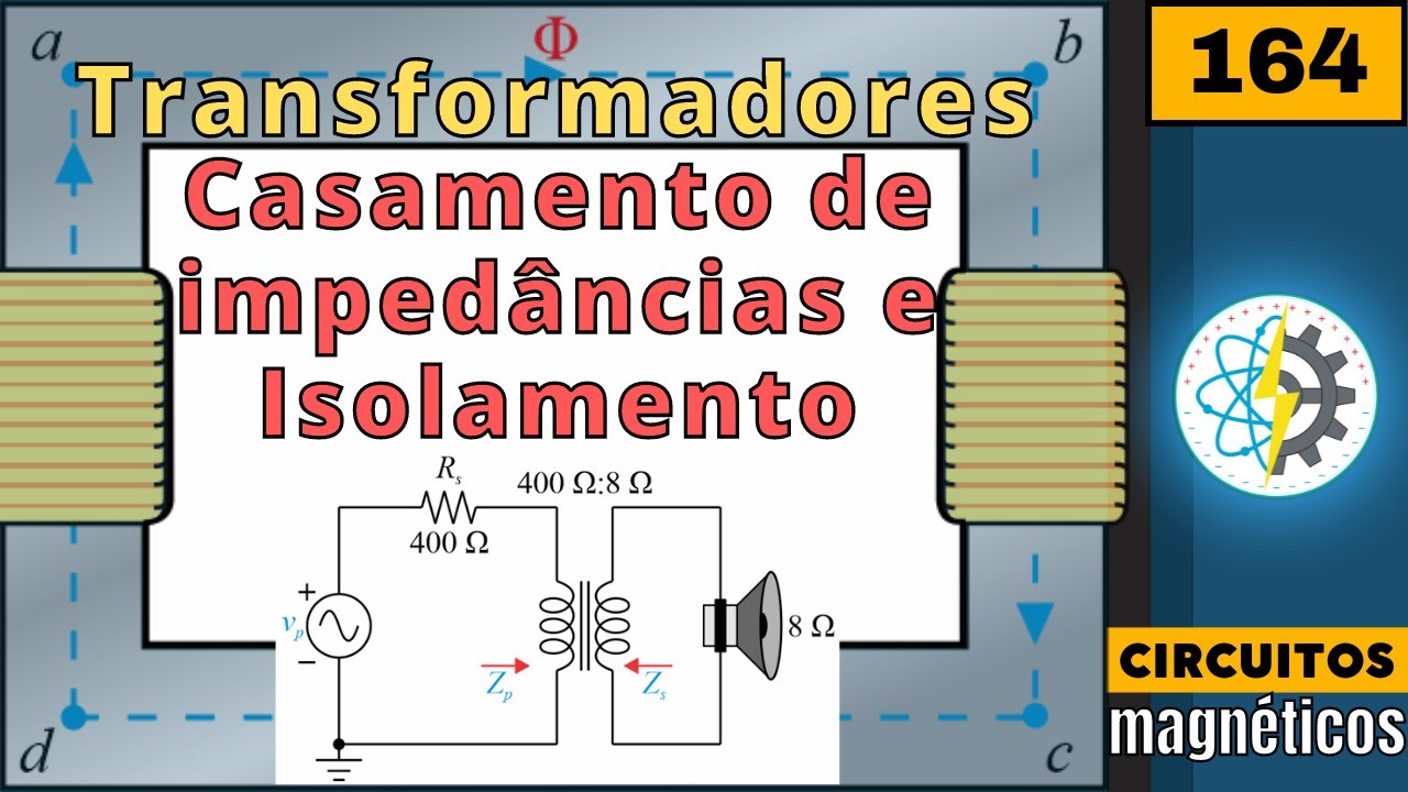 Aula 164 – Transformadores - Casamento de impedâncias e Isolamento