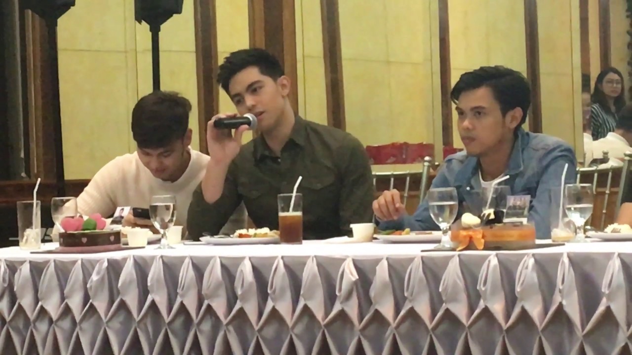 Derrick Monasterio gives a sample of his singing voice