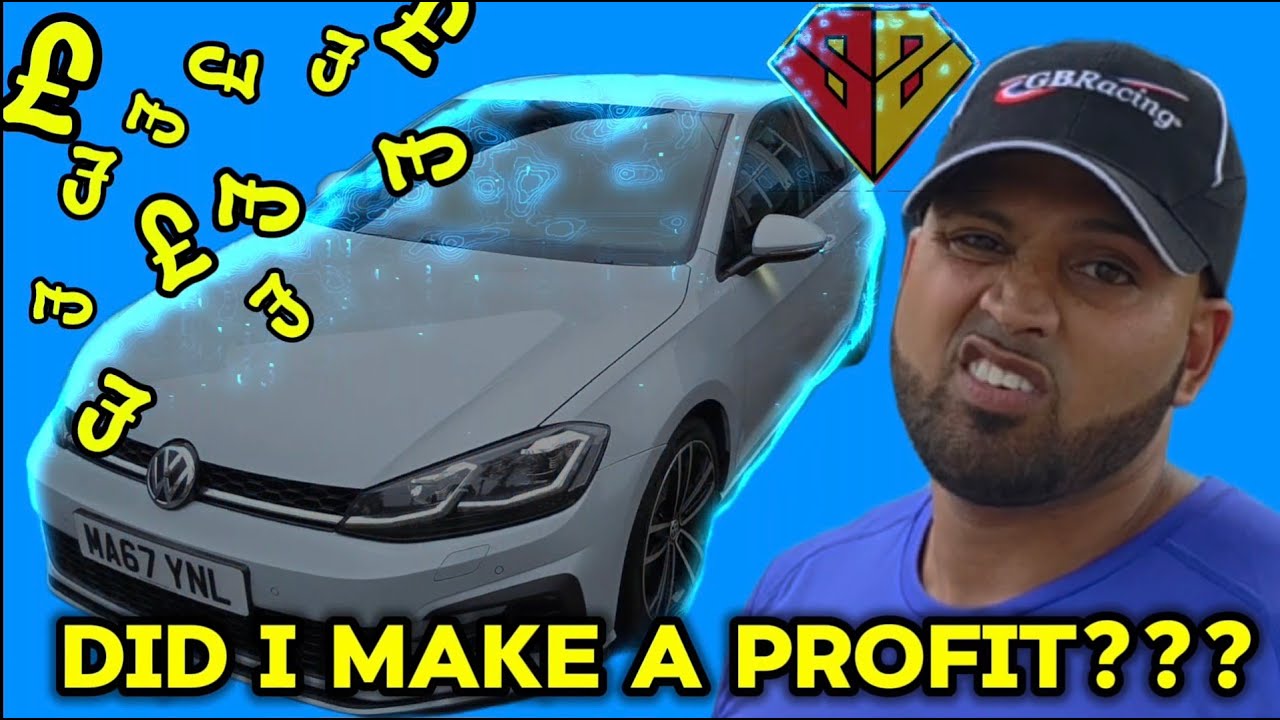 PART 5 OF MY WRECKED MK 7.5 GOLF GTD THAT I BOUGHT BLIND IN A AUCTION. DID I MAKE A PROFIT?