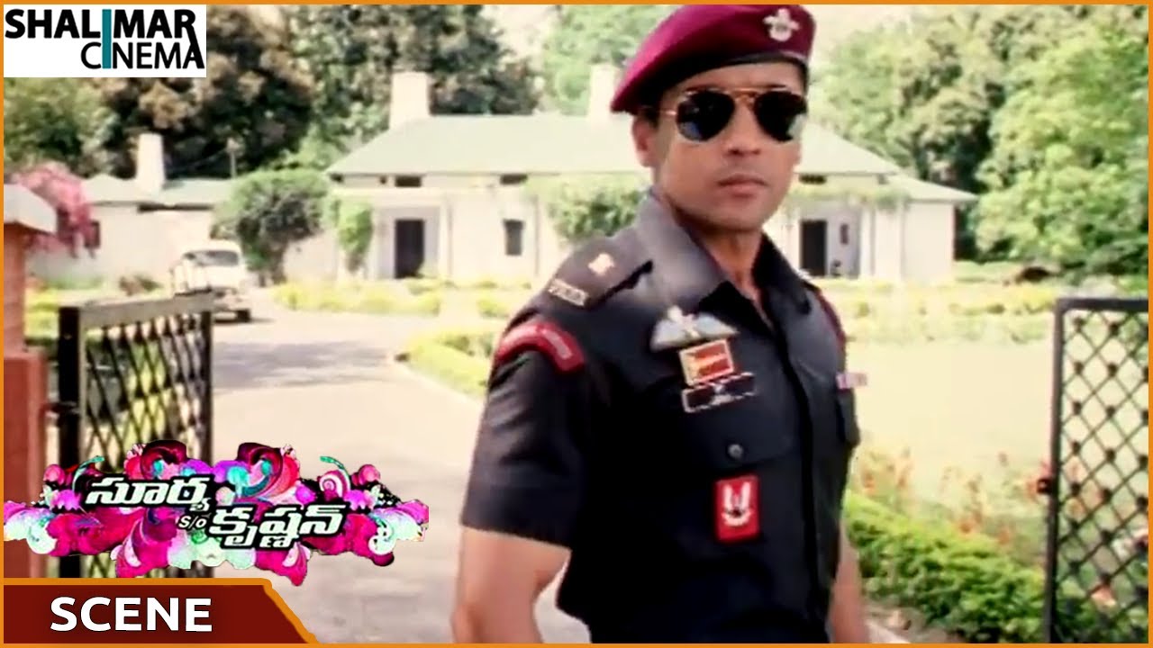 Surya Son Of Krishnan Movie || Suriya Became Major In Indian Military Academy || Suriya || Shalimar