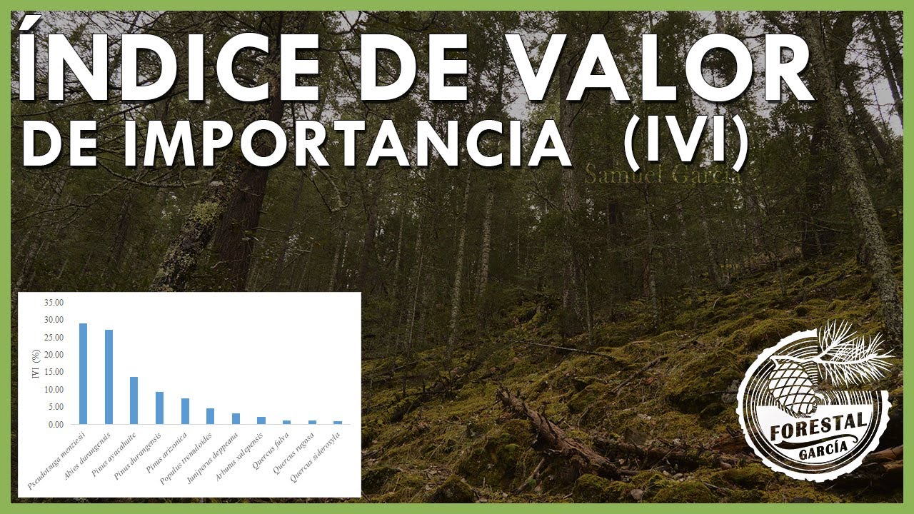 Índice de Valor de Importancia IVI - Forestal García