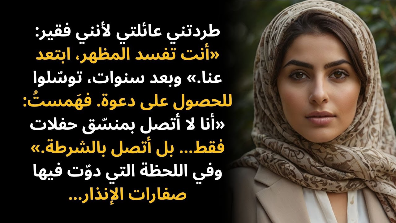 عائلتي طردتني قائلين: «أنت تفسد المظهر» — إلى أن همستُ: «أنا أتصل بالشرطة.»