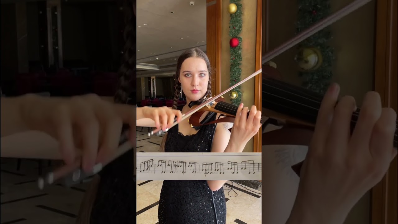 Wednesday plays (notes for viola) 😳🔥🎻