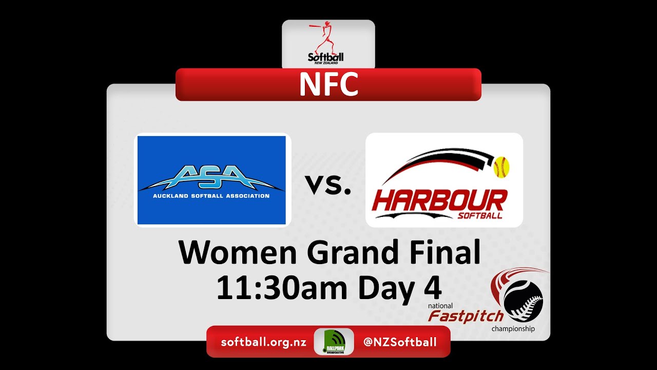 Softball NZ | 2024 NFC | Women | Grand Final Auckland v North Harbour 18/2/2024 11:30am Day 4 Gm 67
