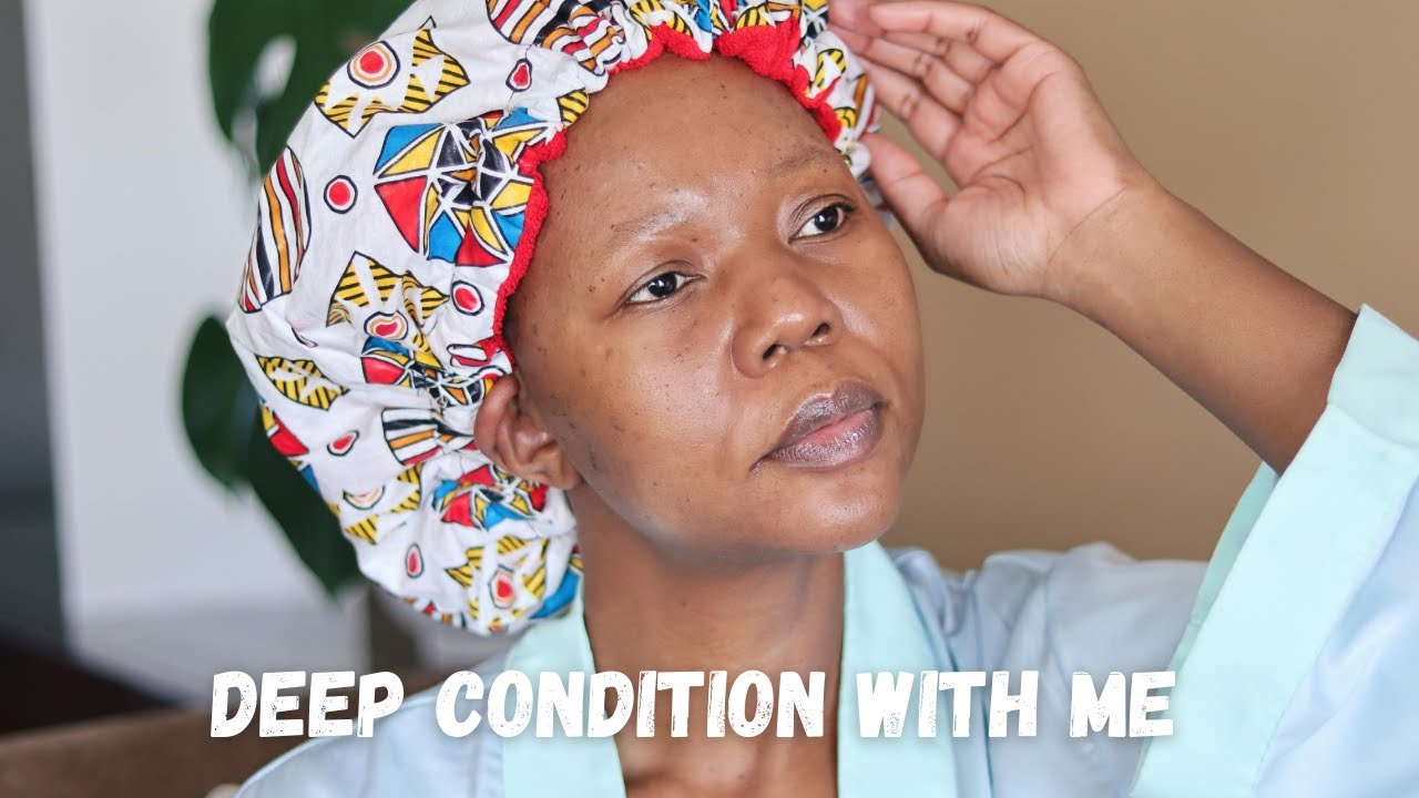 DEEP CONDITION WITH ME|HEAT CAP ON 4C HAIR
