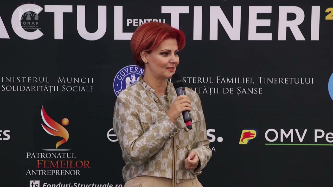 Lia Olguta Vasilescu, primarul municipiului Craiova- Pactul pentru Tineri Craiova
