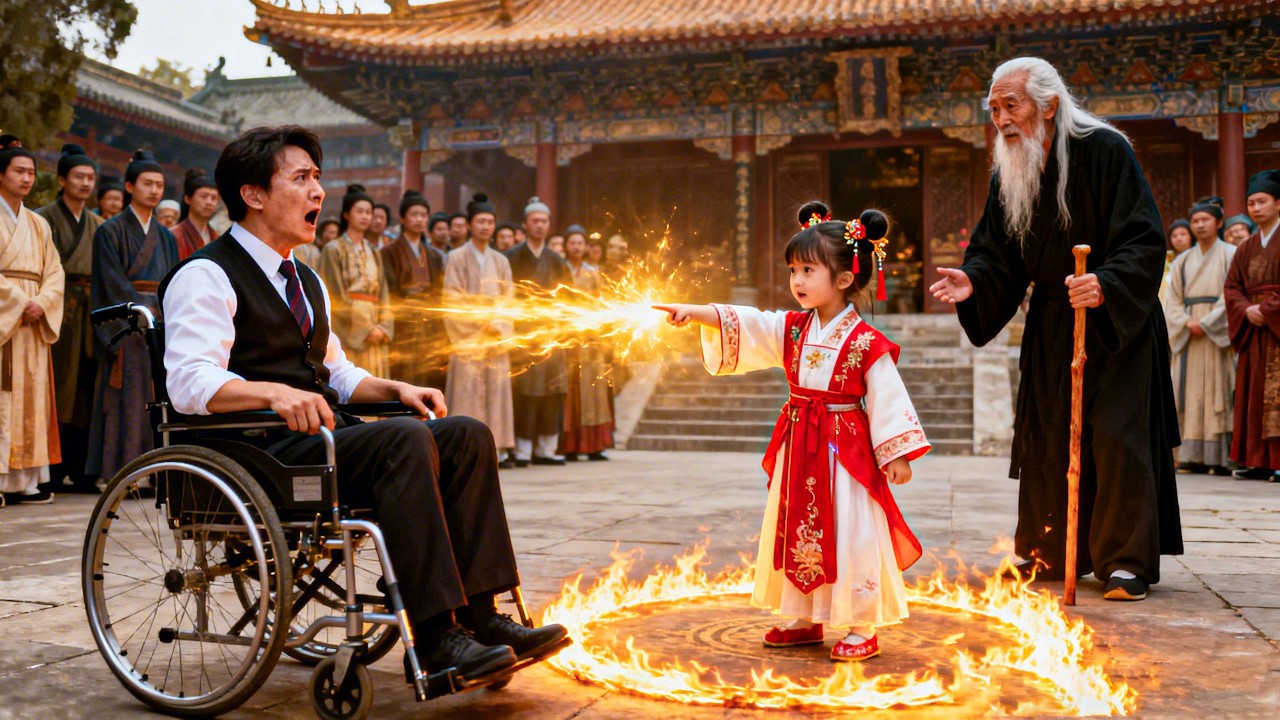 Cô bé tu tiên có tài bói toán xuống núi giúp bố chữa khỏi chân loại bỏ vận xui