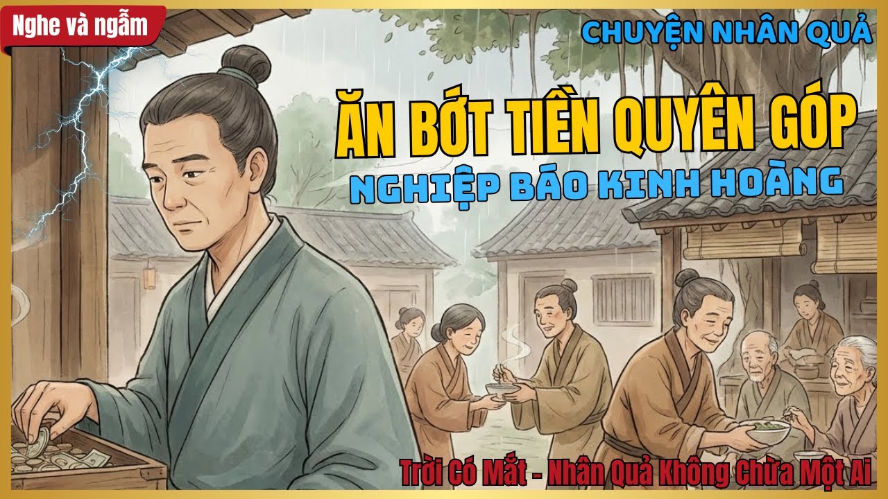 Chuyện Nhân Quả | Ăn Bớt Tiền Quyên Góp, Trời Có Mắt – Nghiệp Báo Kinh Hoàng